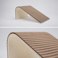 USMILEPET Griffoir pour chat en bois personnalisé, en chêne naturel, planche à griffer pour chat, tapis personnalisé pour chaton, tapis à griffer pour salon
