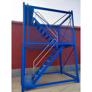 Yüksek mukavemetli çelik merdiven kafesleri hava koşullarına dayanıklıdır ve inşaatçıları güvende tutar. - Product Image 4