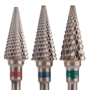 Carbide Tungsten Steel Carbide Large Cone Nail Drill Bit Nail Care Manicure Tool Pedicure Equipment
