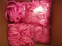Bracelets en silicone écologiques pour la sensibilisation au cancer du sein, ruban rose, espoir, foi, force, courage, accessoires, bracelets personnalisés