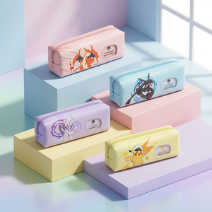pokemon Plush Pencil Case <b>Window</b> Korean Kids Stationery Soft <b>Pen</b> Bag Anime Cartoon School Supplies Bulk Distributor Wholesale - Product Image 1