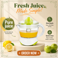 Pembuat Jus Buah Mini Elektrik Rumahan untuk Semangka, Nanas, Jeruk, dan Buah Citrus Lainnya