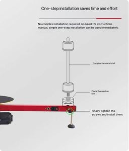 Electric Turntable <b>Stretch</b> Film Packaging <b>Machine</b> Plastic Film Carton Packaging <b>Machine</b> Is Easy to Operate - Product Image 5