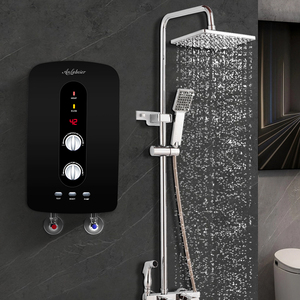 Calentador de Agua Eléctrico Instantáneo sin Tanque 2026 <span class=keywords><strong>para</strong></span> Uso Doméstico y Hotelero, Acero Inoxidable, IPX4 Impermeable, Calentamiento Rápido <span class=keywords><strong>para</strong></span> Ducha y <span class=keywords><strong>Baño</strong></span> - Product Image 5