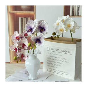 QYYM-800 nouveauté vente en gros de haute qualité fleur artificielle Phalaenopsis orchidées papillon orchidées pour la <span class=keywords><strong>d</strong></span>écoration de mariage à la maison - Product Image 6