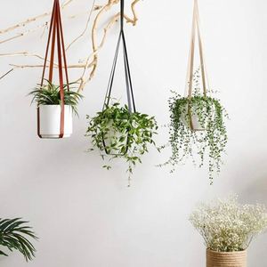 Panier à pain suspendu artisanat maison paniers muraux décor Boho plat balcon décoration luxe fleurs à plusieurs niveaux plastique 12 pouces fil - Product Image 3