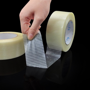 Striped Mesh Single-sided High Viscosity Tensile Fixed Glass Fiber <strong>Tape</strong> for Cricket <strong>Bat</strong> - Product Image 3
