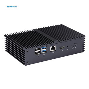 Qotom <span class=keywords><strong>J3455</strong></span> Quad Core Bộ vi xử lý 4 <span class=keywords><strong>Intel</strong></span> I211-AT Lan PoE 48V DC Jack Máy tính để bàn opnsense pfsense tường lửa Mini PC - Product Image 4