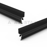 Profilé en aluminium pour plafond tendu en PVC, profilé en tissu pour plafond tendu, cadres de plafond tendu, rail mural LED, profilé en aluminium