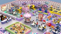 Equipo de juegos interior directo de fábrica: Estación de energía temática, red de juegos, gimnasio de juegos, toboganes en espiral, piscina de bolas, arenero, domo