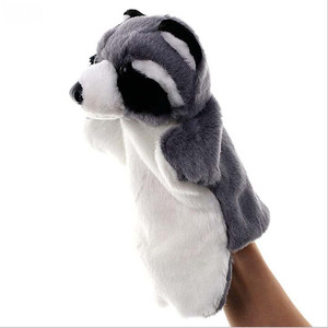 8658 Adorable Marionnette en Peluche de Raton Laveur pour Jeu <span class=keywords><strong>d</strong></span>'Imitation Imaginatif et Récit <span class=keywords><strong>d</strong></span>'Histoires pour Enfants - Product Image 3