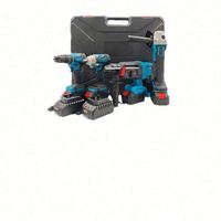 Kit Combinado OEM/ODM: Taladro Inalámbrico y Llave de Impacto Eléctrica, Juego de Herramientas Eléctricas con Estuche Rígido de Acero Inoxidable, Múltiples Estilos y Ángulos