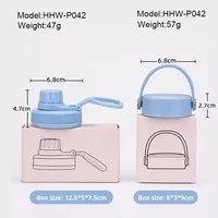 Vente en gros de couvercles de tasses isolés de grande capacité 1L avec poignées pratiques et couvercles de tasses pour sports de plein air