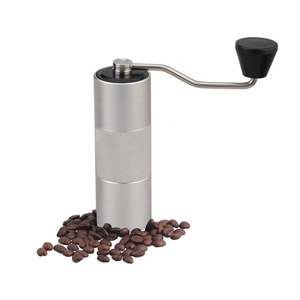 24 Grinding <b>Settings</b>,<b>Plastic</b> Handle,Portable Mini Coffee Grinder - Product Image 5