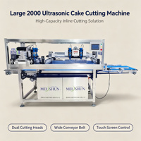 Système de découpe à ultrasons robuste pour boulangerie, machine à portionner le pain, les gâteaux et les pâtisseries avec lame en titane pour une coupe nette