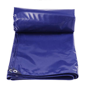 Blaue, strapazierfähige, wasserdichte, feuerhemmende PVC-Vinyl-beschichtete Plane für LKW-Abdeckung - Product Image 4