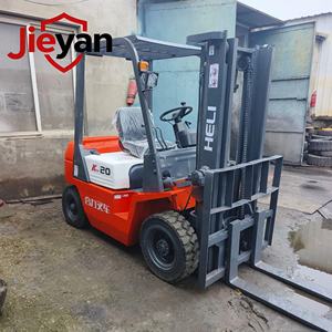 ヘリ2トンディーゼルフォークリフト中古CPCD20、オリジナルカラー塗装済み、内燃式フォークリフト - Product Image 2