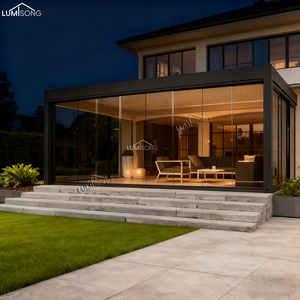 Pergola in Alluminio Premium 6x4m, Padiglione su Misura, Forma Architettonica <span class=keywords><strong>di</strong></span> Lusso per <span class=keywords><strong>Giardini</strong></span> Residenziali, Spazi <span class=keywords><strong>Esterni</strong></span> <span class=keywords><strong>di</strong></span> Alta Gamma con LED - Product Image 2