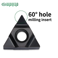 Chengdu Daoqin 11UIDC 60 Degree Deep Hole Thread Milling Inserts Cnc Tungsten Cutting Threading Tools Milling Inserts