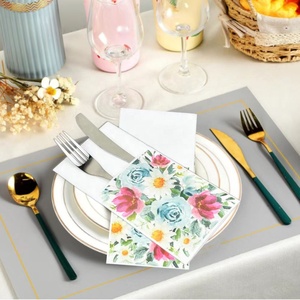 Serviettes en papier non tissées écologiques d'Airlaid pour le <span class=keywords><strong>mariage</strong></span> et le restaurant - Product Image 2