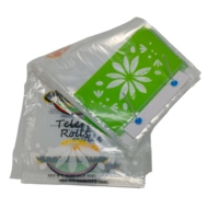Bolsas de pan de LDPE de grado alimenticio con base acanalada para exhibición en panadería, empaque de sándwiches y panes, almacenamiento transparente e higiénico