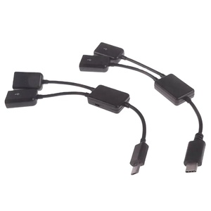 <span class=keywords><strong>Adattatore</strong></span> Convertitore <span class=keywords><strong>Micro</strong></span>-<span class=keywords><strong>USB</strong></span> Tipo-C, Cavo HUB OTG a Doppia Porta da <span class=keywords><strong>Micro</strong></span> <span class=keywords><strong>USB</strong></span> / Tipo C a Y Splitter per Tablet Android e Mouse - Product Image 5