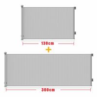 Barrière pour bébé en maille ABS+PVC Prodigy pour les portes, barrières rétractables extra longues pour bébé, barrière pour chien pour la maison, grande barrière pour animaux de compagnie pour chat