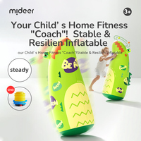 Mideer sac de boxe gonflable jouet base large pour la stabilité matériau épais amélioré Anti-éclatement doux au toucher amusant pour les enfants