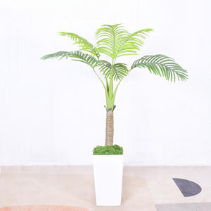 <span class=keywords><strong>Chrysalidocarpus</strong></span> <span class=keywords><strong>Lutescens</strong></span>, adorno para el hogar, plantas de interior de plástico verde simulado de estilo nórdico para plantas artificiales interiores - Product Image 4