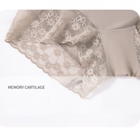 Taille haute façonnage culotte femmes dentelle slips croix ventre contrôle culotte post-partum minceur sous-vêtements corps Shaper pantalon