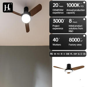 Ventilateur de plafond LED, nouveau design, faible bruit, moteur DC, fonction de réglage de la minuterie, fonction mémoire, ventilateur de plafond élégant avec lumière - Product Image 5
