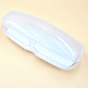 Borsa per occhiali da vista portatile in plastica trasparente leggera - Product Image 1