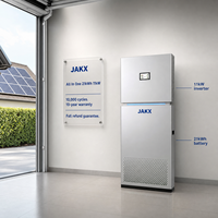 Système solaire hors réseau JAKX avec batterie et onduleur 21 kWh 11 kW, système de stockage ESS basse tension extensible et évolutif LiFePO4, fournisseur