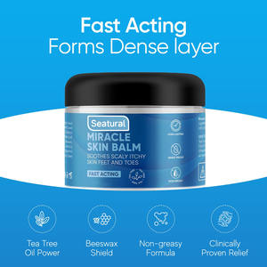 มิราเคิล สกิน บาล์ม - บรรเทาอาการผิวแห้ง คัน ลอกเป็นขุย บริเวณเท้า ลำตัว นิ้วเท้า ด้วยทีทรีออยล์และยูคาลิปตัส ช่วยบรรเทาอาการปวดอย่างรวดเร็วและเพิ่มความชุ่มชื้น - Product Image 3