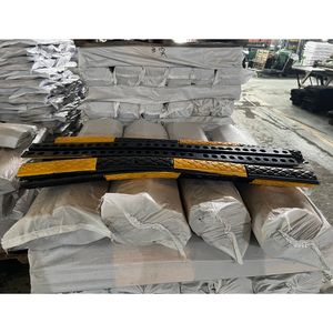 निर्माता थोक पोर्टेबल रबर राजमार्ग गति बम्प उपकरण सड़क रिट्रेटेबल 50 टन स्पीड बम्प - Product Image 3