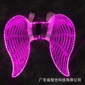 Ailes de papillon lumineuses à LED pour adultes et enfants, accessoire photo, accessoire de costume pour fête d'anniversaire, effet pailleté - Product Image 3