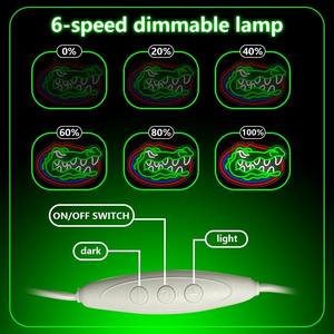 Letrero LED de Neón del Equipo de Baloncesto Gators, Decoración Deportiva para Pared, Hogar y Centro Comercial, Resistente al Agua IPX3 - Product Image 3