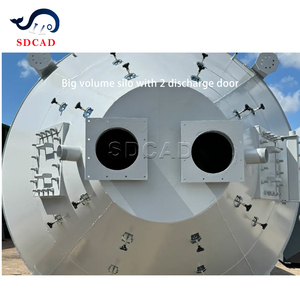 Silo de Cemento de 1500T con Sistema de Descarga Doble para el Manejo de Materiales en Plantas de Cemento - Product Image 3