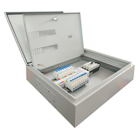 Boîtier de distribution électrique métallique pour panneau électrique