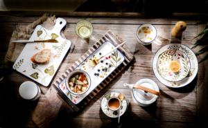 Handpainted Floral Ceramic Luxury Tableware Set for Rustic Dining and Home Aesthetic Cute <strong>Childrens</strong> Porcelain <strong>Bowls</strong> - Product Image 6