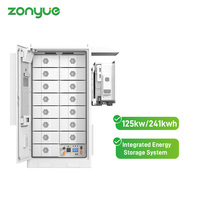 Zonyue Promotion : Armoire de batterie 241 kW, Onduleur hybride Solis 125 kW, Système de stockage d'énergie solaire pour usage commercial et industriel