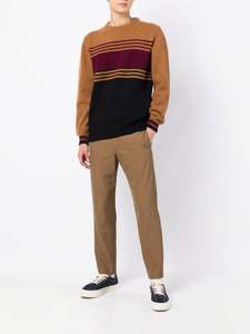 Nouveau pull pour hommes à texture verticale décontracté de haute qualité pull pour hommes en tricot jacquard à manches longues pour hommes - Product Image 2