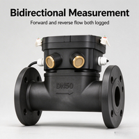 Flowmeter Pembuangan Pompa Air dengan Output Tekanan untuk Penghitungan Kepala Saluran Irigasi RS485 Modbus Ultrasonic Water Meter