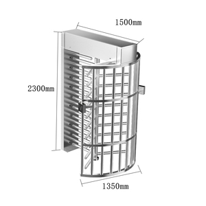 Factory Custom Turnstile With Fingerprint Stainless Steel Full Height Turnstile Revolving <strong>Gate</strong> Access Control Turnstile