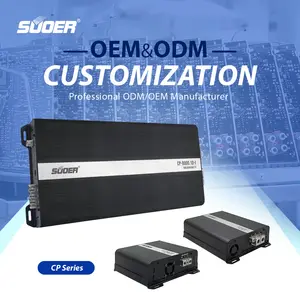 Suoer CP-8000 Super-Hochleistungs-Auto-Verstärker Klasse D 24000W Mono block Big Power Auto-Audio-Verstärker für Auto