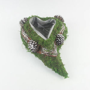 Jardinière en mousse naturelle faite à la main de conception classique <span class=keywords><strong>Pot</strong></span> de fleur intérieur/extérieur écologique dernier modèle <span class=keywords><strong>Pot</strong></span> de <span class=keywords><strong>cache</strong></span> pour l'utilisation au sol - Product Image 1