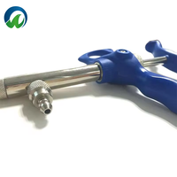 Seringue automatique vétérinaire en plastique et acier de 1 ml avec flacon pour le diagnostic de la volaille