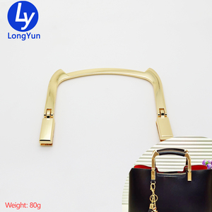 Nuova Moda Design Personalizzato Alta Qualità Ottimo Materiale Maniglia per Borsa in Lega di Zinco e Pelle <span class=keywords><strong>Accessori</strong></span> Hardware per Borse da Donna di Marca - Product Image 1