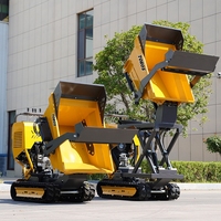 Vente directe usine – Mini-dumper rotatif auto-chargeur 800 kg avec moteur CE EURO5 EPA pour jardinage et réparation – Vente en gros