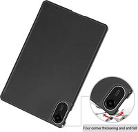 Casing Pelindung Pintar untuk Xiaomi Redmi Pad2 11-inci Model 2025, Penutup Lipat Tiga dengan Fitur Bangun/Tidur Otomatis dan Slot Pena